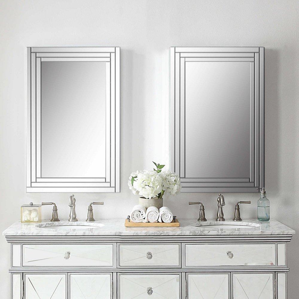 Uttermost Company Polished 2 x 22 in. Vanity Mirror Rectangular in Polished 