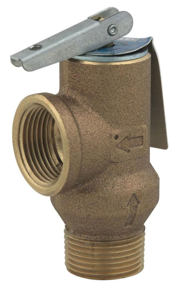 3/4 in. Copper Alloy MNPT x FNPT 150# 210 Relief Valve 