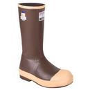 15 in. Size 8 Rubber Boot in Brown