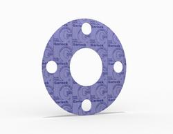 Full Face Gasket, Aramid Fiber with SBR Binder SBR, 2 in. ASME B16.5 Class 150, 0.125 in. Thick, 4 Bolt Holes