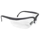 Radians Black Polycarbonate Safety Glasses with Black Frame 
