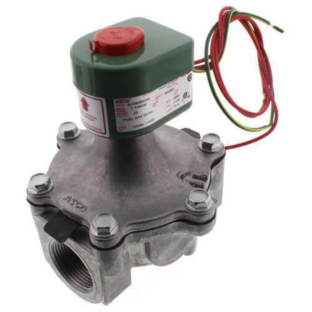 Asco Pneumatic Controls Solenoid Valve 50 psi 4 in. Aluminum and Stainless Steel 