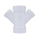White PVC DWV Double Wye 