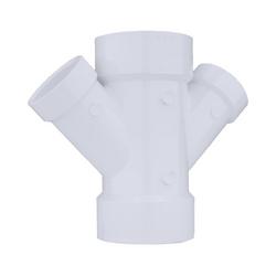 3 x 2 in. PVC DWV Double Wye