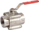 Flow-Tek Stainless Steel Full Port Socket Weld 2200# Ball Valve 