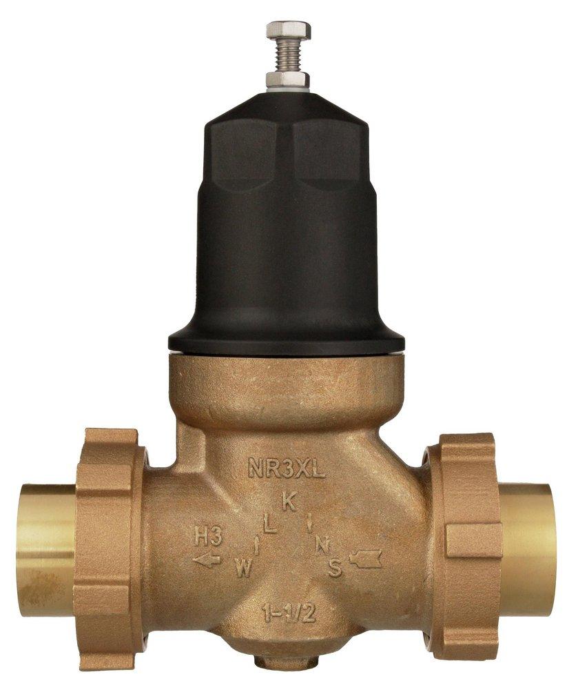 Zurn Wilkins Cast Bronze 300 psi Cast Bronze and 300 Stainless Steel Double Union FNPT Pressure Reducing Valve 