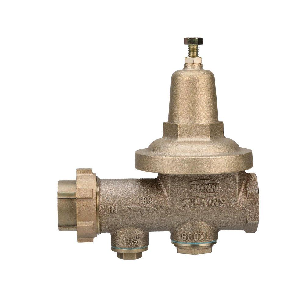 Zurn Wilkins Cast Bronze 300 psi Cast Bronze Union FNPT x FNPT High Range Pressure Reducing Valve 
