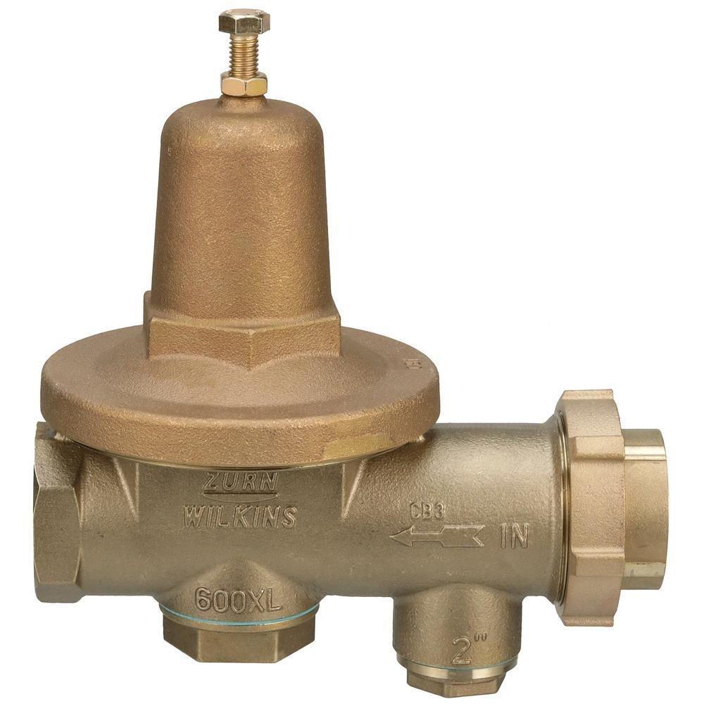 Zurn Wilkins Cast Bronze 300 psi Cast Bronze Union FNPT x FNPT Pressure Reducing Valve 