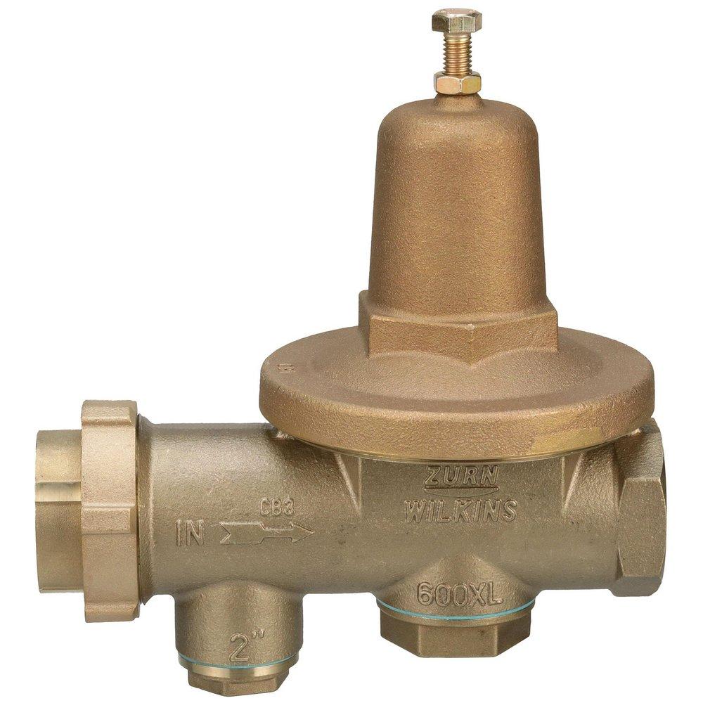Zurn Wilkins Cast Bronze 300 psi Cast Bronze Union FNPT x FNPT High Range Pressure Reducing Valve 