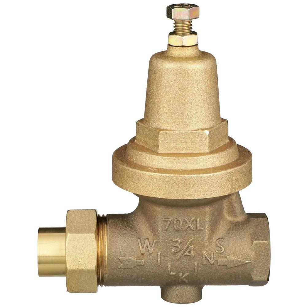 Zurn Wilkins 300 psi Cast Bronze, Buna-N and 300 Stainless Steel Copper Sweat Pressure Reducing Valve 