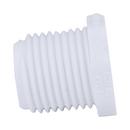 White PVC Schedule 40 MPT Plug 