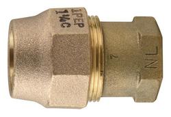 1 in. FIPS x Grip Joint Brass Coupling