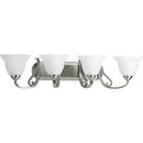 Progress Lighting Brushed Nickel 4 Light Wall Bracket 