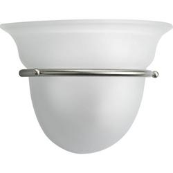 100W 1-Light Wall Sconce in Brushed Nickel