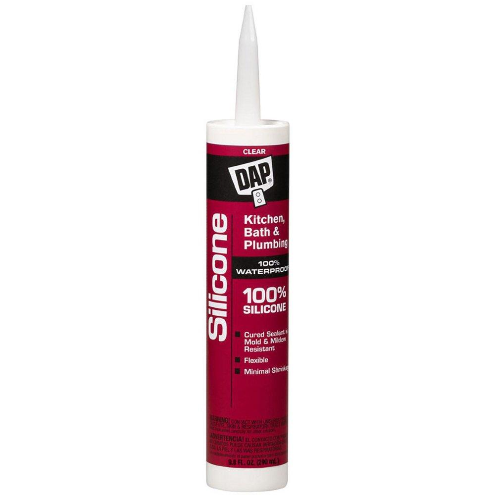 DAP Clear 10.1 oz. Silicone Caulk 