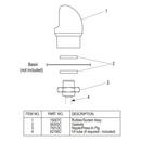 Elkay Polished Chrome Water-Efficient Vandal-Resistant Bubbler Kit 