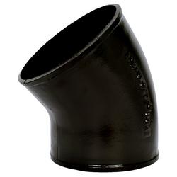 8 in. No Hub 45 Degree Cast Iron 1/8 Bend