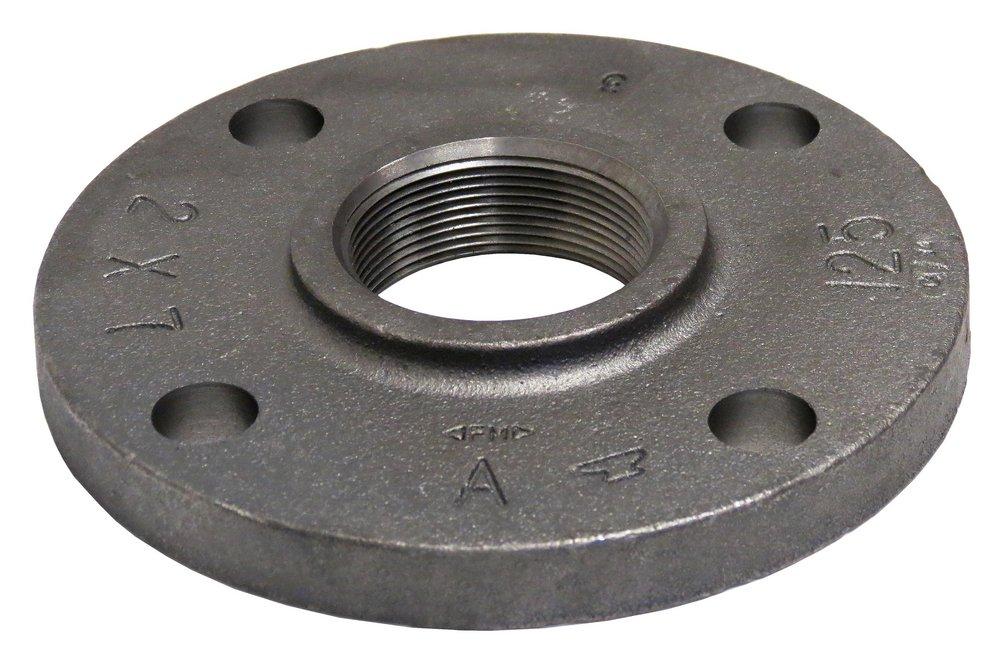 4 X 10 Black Cast Iron 125# Threaded Companion Flange 