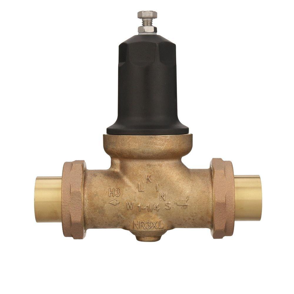 Zurn Wilkins Cast Bronze 300 psi Cast Bronze and 300 Stainless Steel Double Union FNPT Pressure Reducing Valve 