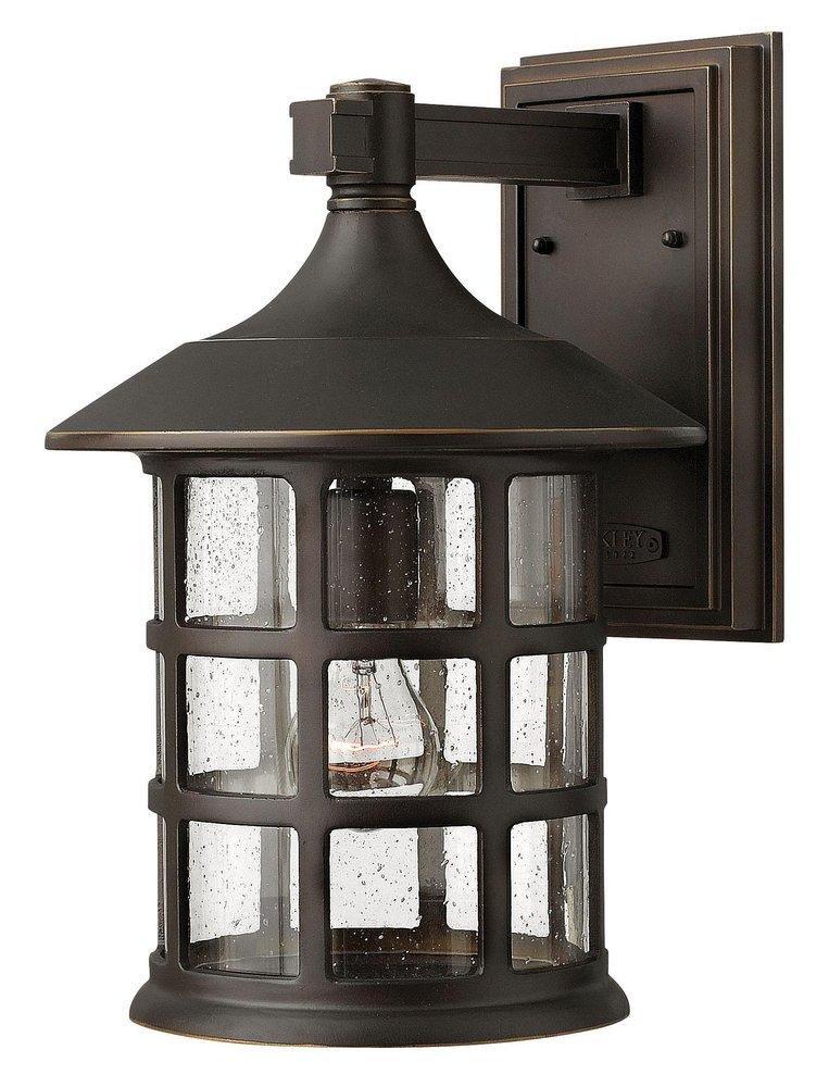 Hinkley Oil Rubbed Bronze 15-3/10 in. 100W 1-Light Outdoor Wall Lantern 