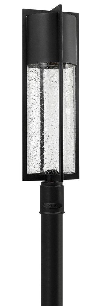 Hinkley Black Post Mount Lantern 
