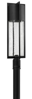 Hinkley Black Post Mount Lantern 