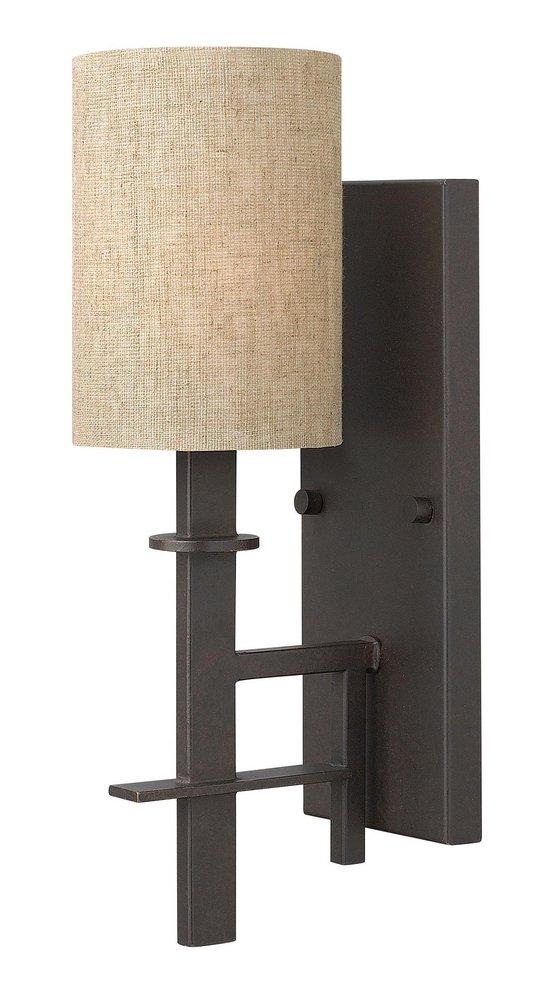 Hinkley Regency Bronze 4-4/5 in. 60W 1-Light Wall Sconce 