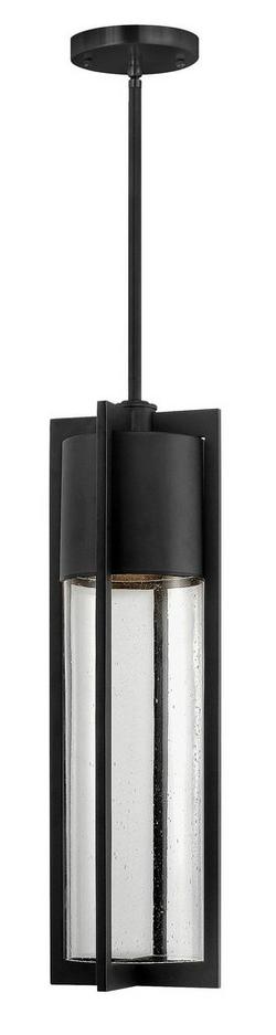 100W 1-Light Medium E-26 Incandescent Outdoor Pendant in Black