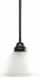 Homestyle Lighting Brushed Nickel 6-3/8 in. 100W 1-Light Incandescent Mini Pendant 