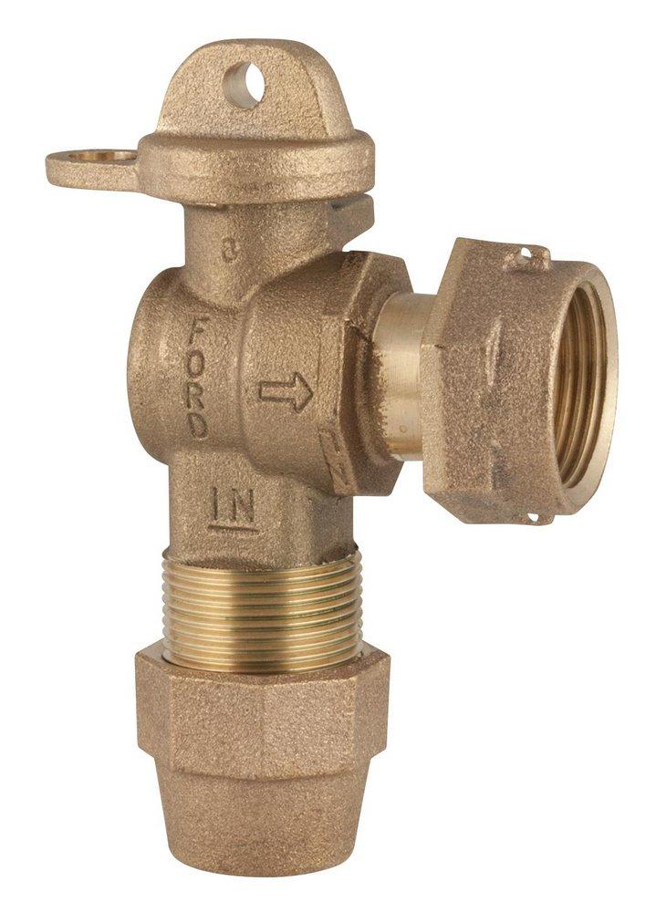 Ford Meter Box 3/4 in. Brass Meter Angle Ball Valve 