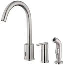 2.5 gpm 1-Hole Dual Kitchen Dual Clean-Out in Stainless Steel