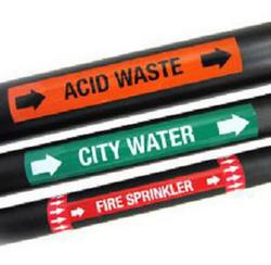 14 in. Water Pipeline Decal