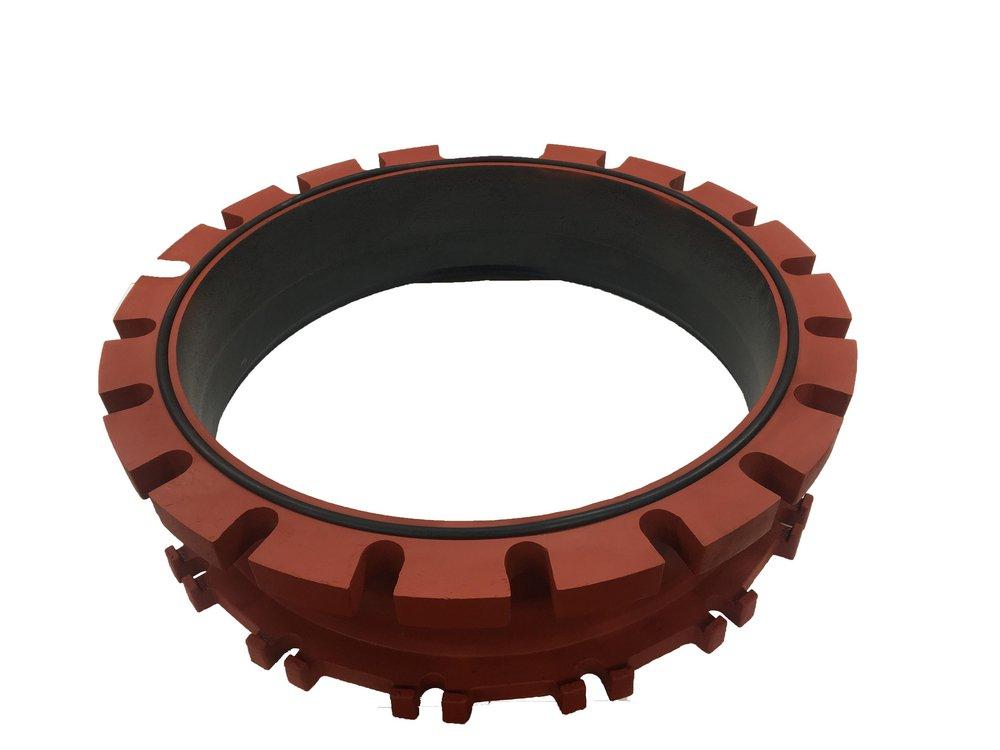 SIGMA Mechanical Joint Ductile Iron PVC Pipe and Valves Restrained Flange Adapter 