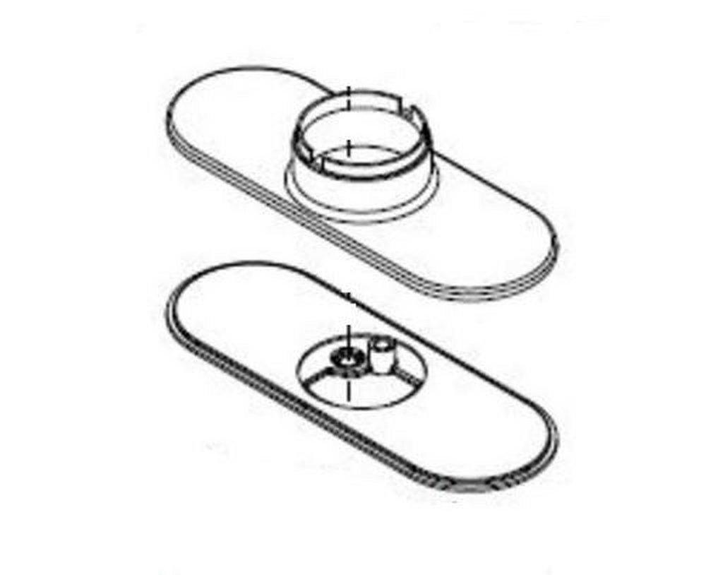 Pfister PVD Brushed Nickel Deck Plate 