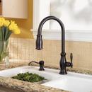 Pfister Tuscan Bronze 2.2 gpm Single Lever Handle Deckmount Kitchen Sink Faucet 360 Degree Swivel High Arc Pull-Down Spout 
