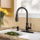 Pfister Tuscan Bronze 2.2 gpm Single Lever Handle Deckmount Kitchen Sink Faucet 360 Degree Swivel High Arc Pull-Down Spout 
