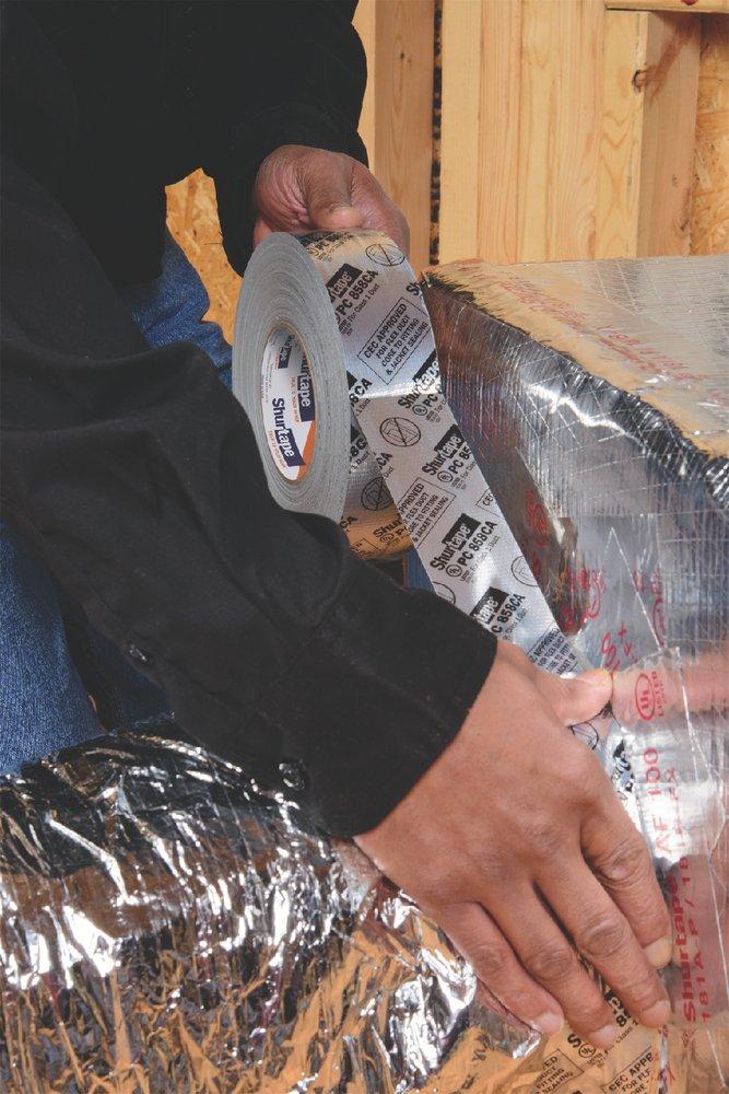 Shurtape Metal 2 in. Metallic Silver Polyethylene Duct Tape 