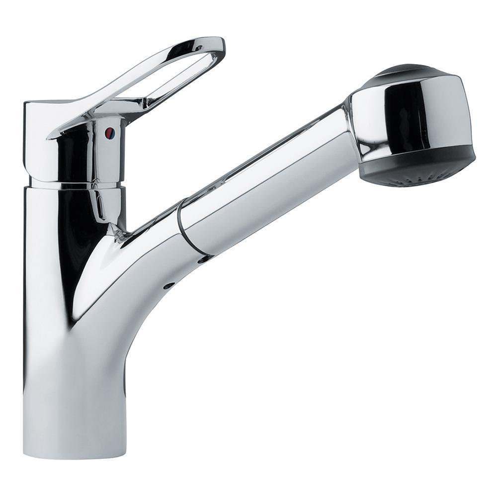 Franke Polished Chrome Single Handle Kitchen Faucet 