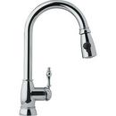 Franke Polished Chrome 1.75 gpm Single Lever Handle Deckmount Kitchen Sink Faucet Gooseneck Spout 