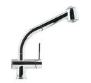 1.75 gpm 1-Hole Pull-Out Kitchen Faucet with Single Lever Handle in Polished Chrome