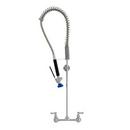 Fisher Stainless Steel 8 in. 1.15 gpm Backsplash Pre-Rinse Faucet with Double Lever Handle 