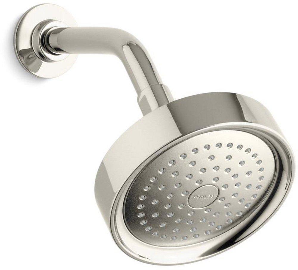 KOHLER Vibrant&reg; Polished Nickel Single Function Optimal Showerhead 