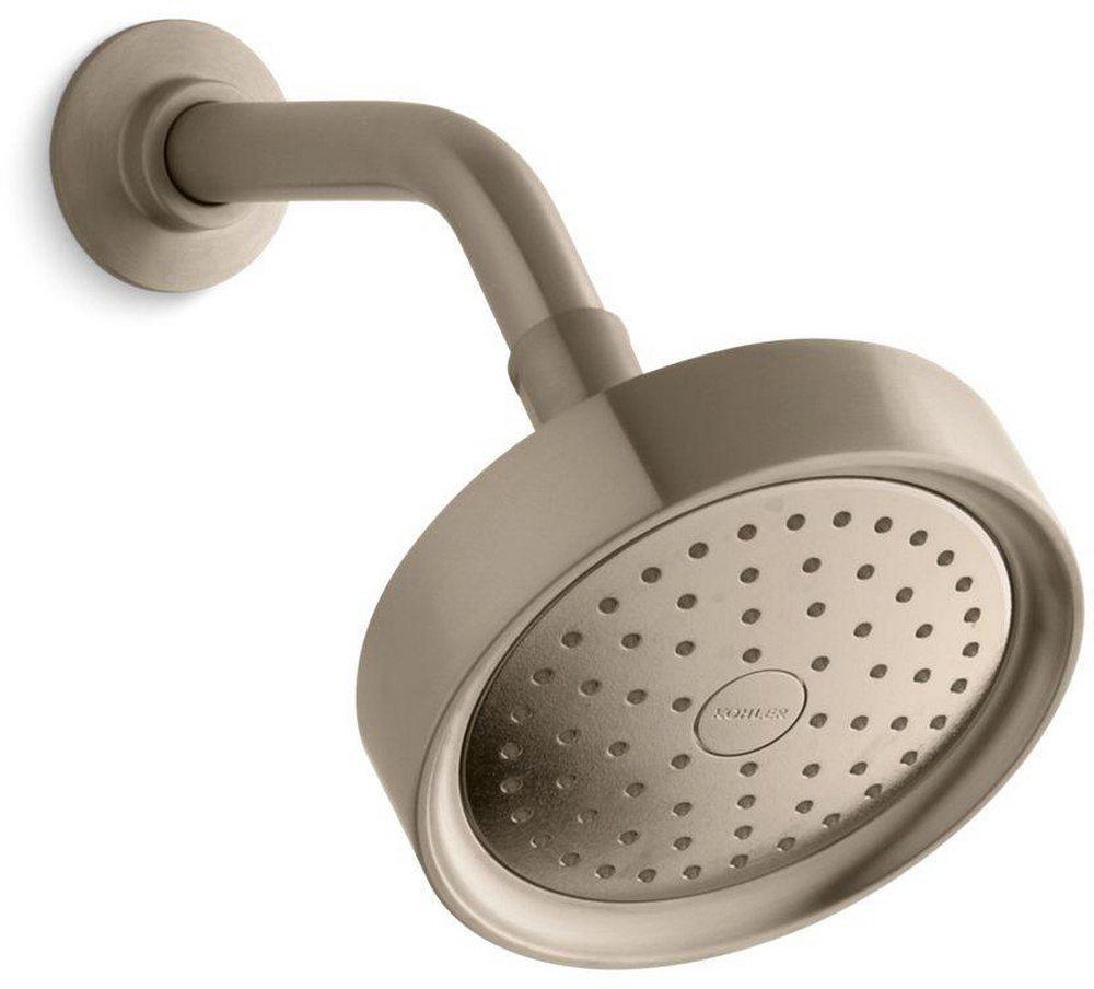 KOHLER Vibrant&reg; Brushed Bronze Single Function Optimal Showerhead 