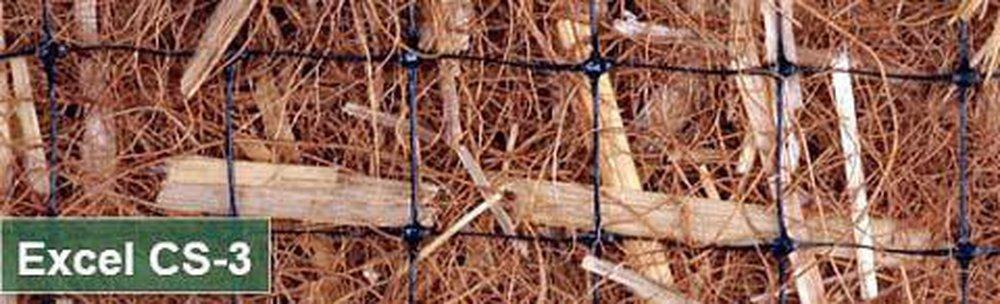 Western Excelsior Natural 8 ft. Double Net Coconut and Straw Mat 