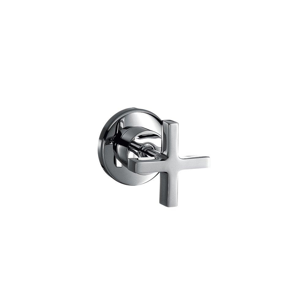 AXOR Polished Chrome Volume Control Trim with Single Cross Handle 