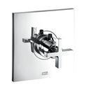 Thermostatic Trim with Single Cross Handle in Polished Chrome