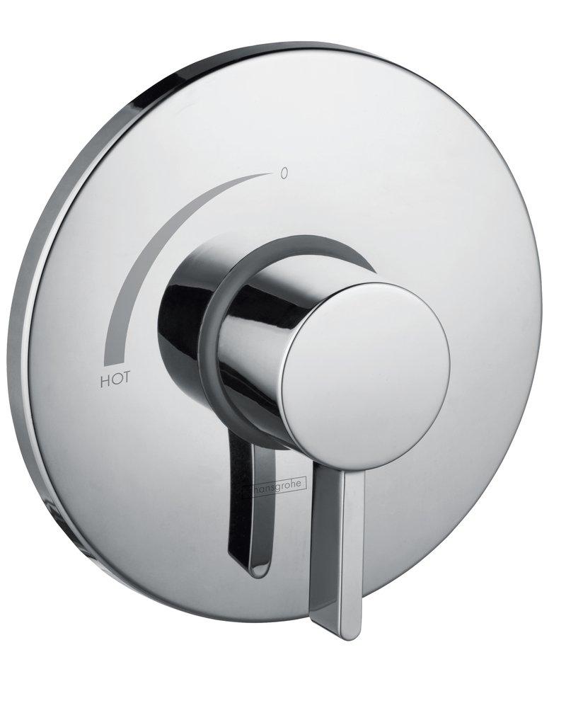 Hansgrohe Polished Chrome Pressure Balancing Trim with Single Lever Handle 