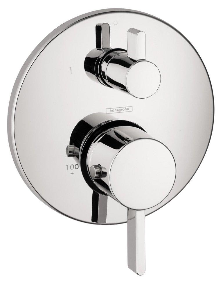 Hansgrohe Chrome Thermostatic Trim with Volume Control and Diverter 