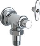 Chicago Faucets Polished Chrome FNPT x MNPT T-Handle Angle Supply Stop Valve in Polished Chrome 