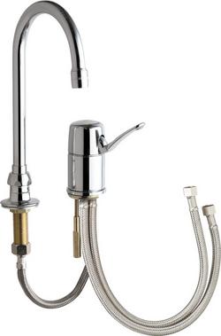 Single Handle Centerset Bathroom Sink Faucet in Polished Chrome